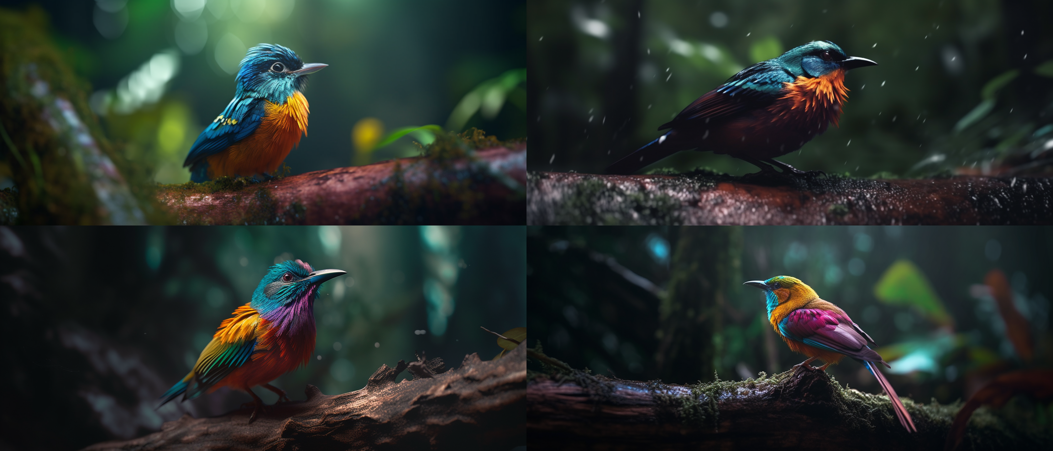 Ziph_a_strange_looking_bird_many_colors_on_the_bird_it_is_in_a__fd43c4ce-70f9-4f5a-b80c-ba60acb2fb52