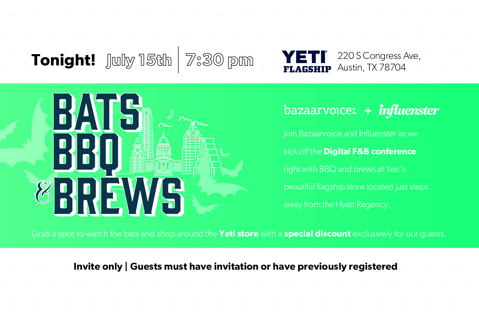 BV – Yeti Invite